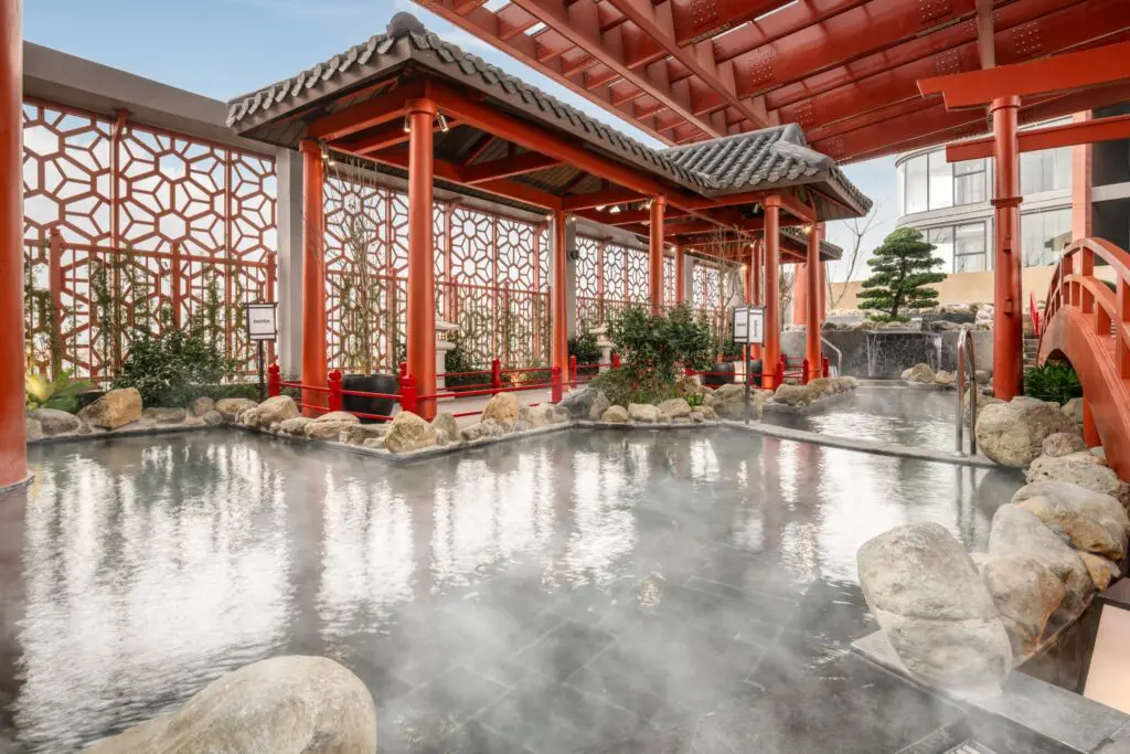 Khu tắm khoáng ngoài trời dự án Landmark Ecopark