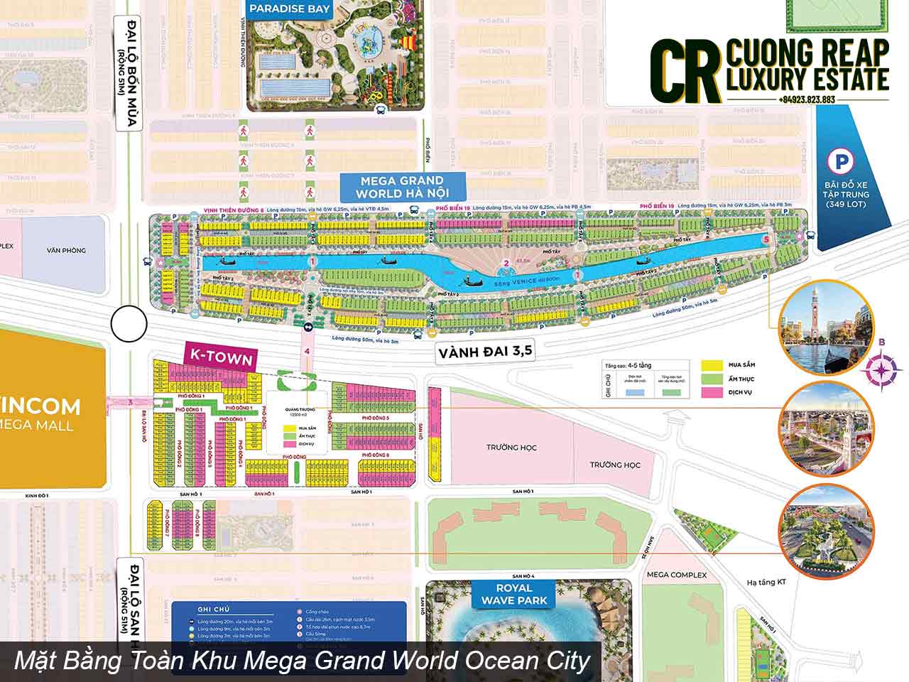 Quy hoạch Mega Grand World Hà Nội