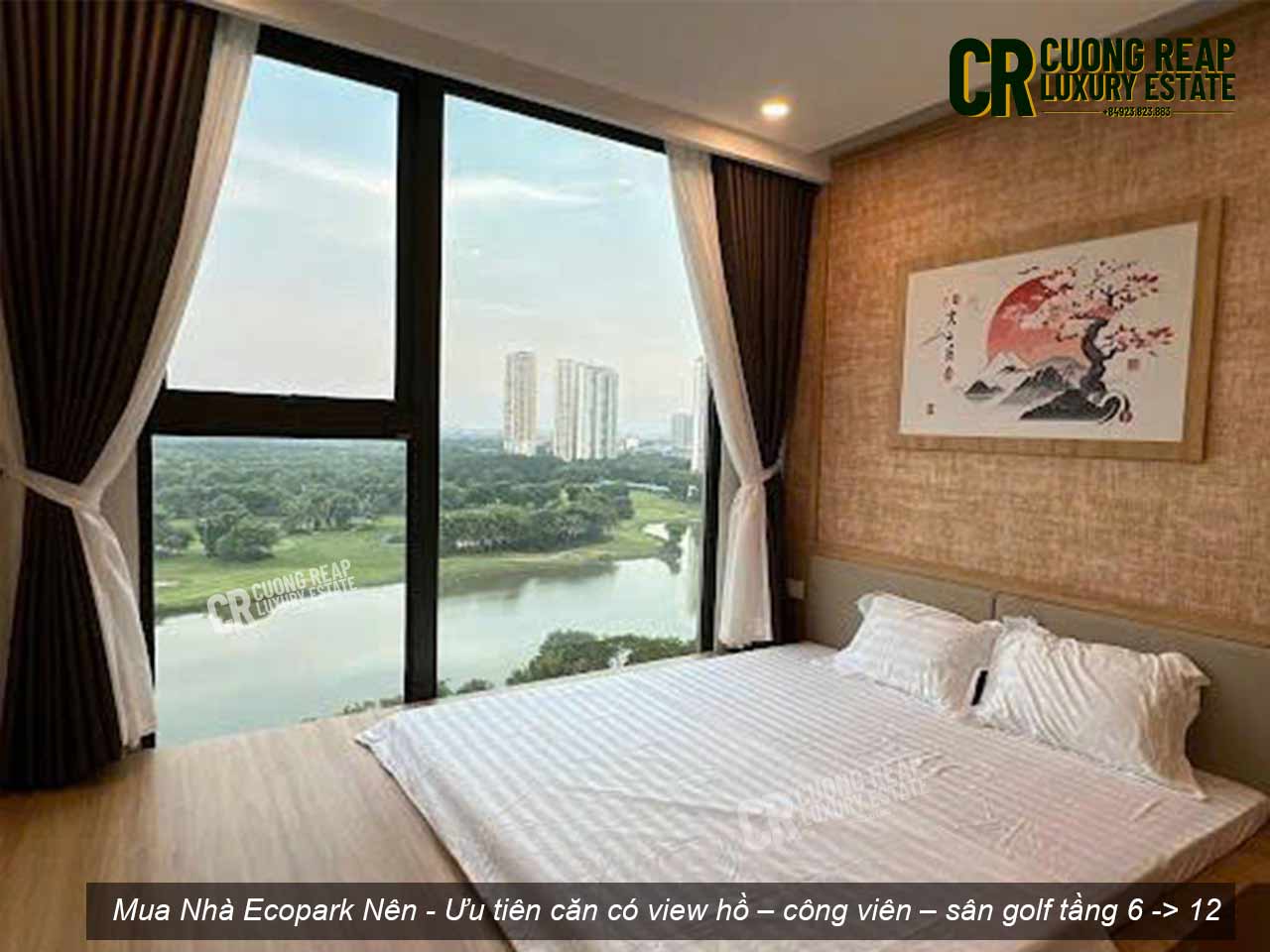 Mua nhà Ecopark - Nên ưu tiên căn có view hồ – công viên – sân golf tầng 6 - 12