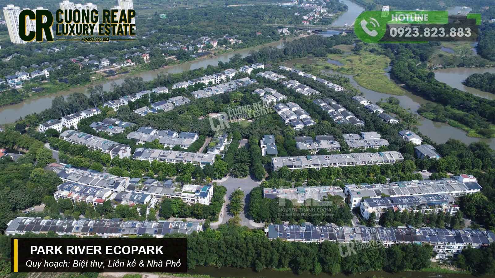 Toàn cảnh khu Park River Ecoaprk