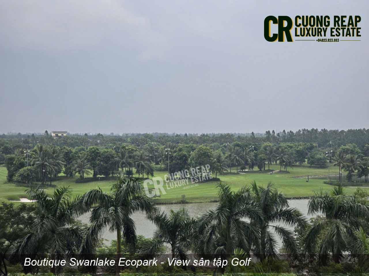 Boutique Swanlake Ecopark - Ảnh view sân tập Golf