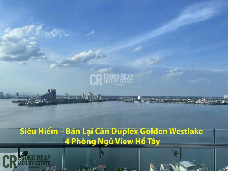 Bán lại căn Duplex Golden Westlake Tây Hồ View Siêu Phẩm