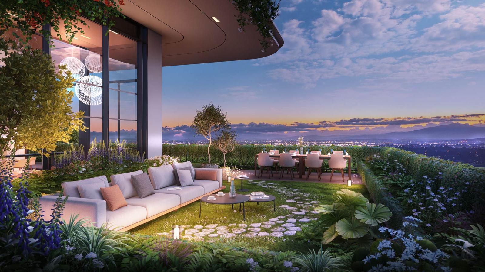 Phối cảnh Boutique Swanlake Onsen Ecopark