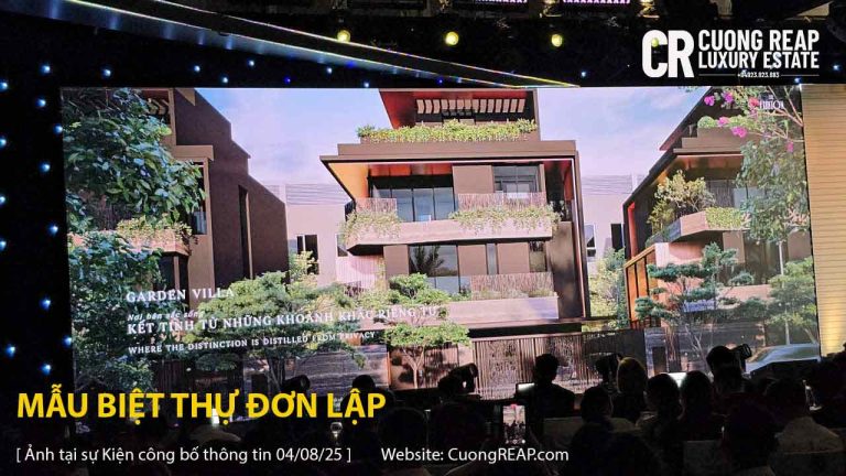 Phối cảnh biệt thự đơn lập The Fullton Edition Ocean Park 3 Hưng Yên
