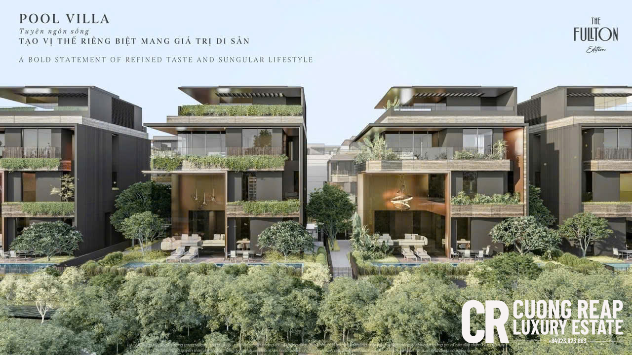 Biệt thự hồ bơi The Fullton Capitaland Ocean City