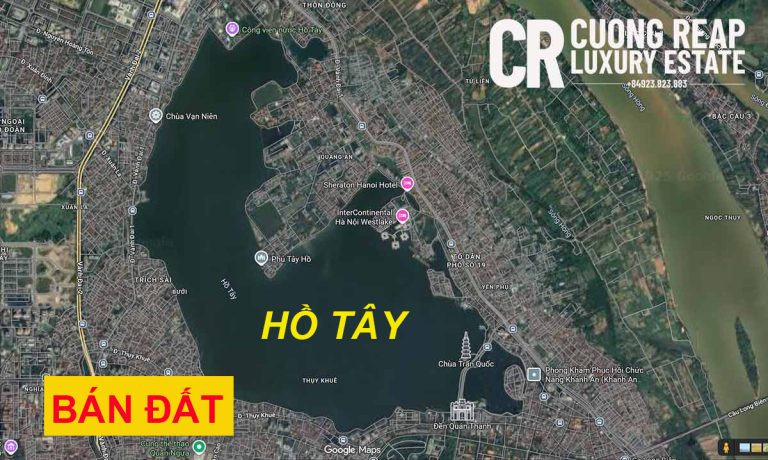 Bán đất mặt Hồ Tây Hà Nội