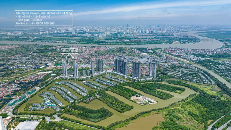 Vị trí căn hộ 3 phòng ngủ Haven Park Ecopark cho thuê