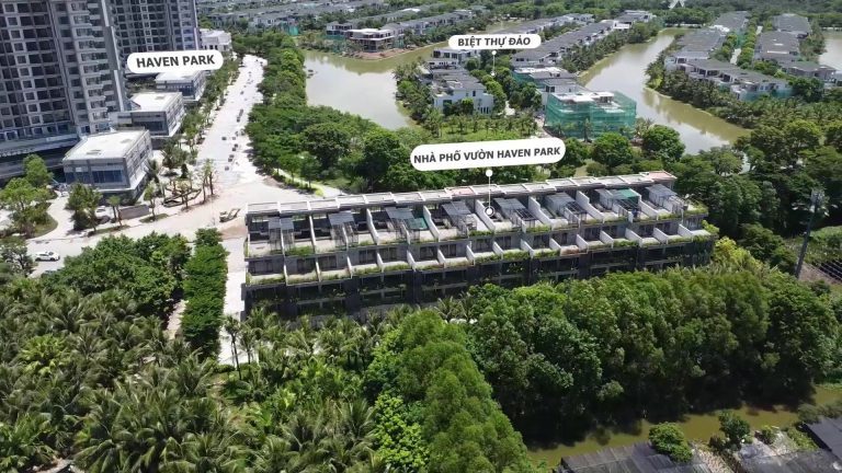 Nhà phố vườn Haven Park Ecopark View biệt thự đảo