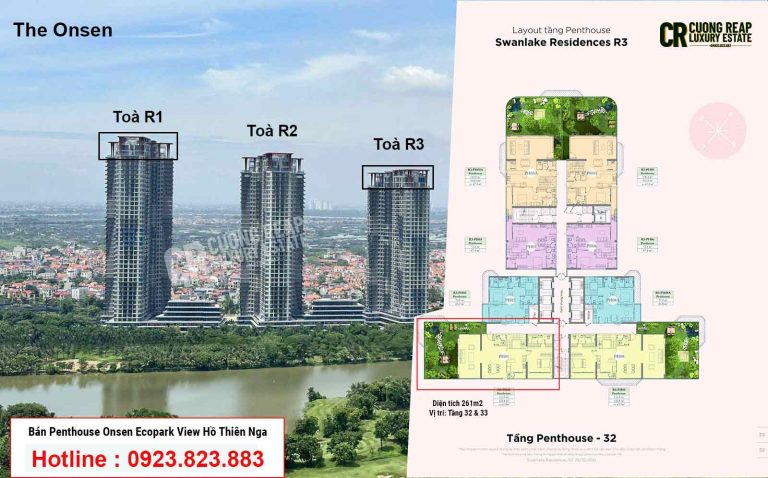 Số R332PH01 Penthouse Onsen Ecopark