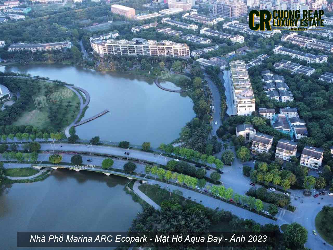 Vị trí nhà phố Marina ARC - Mặt Hồ Aqua Bay